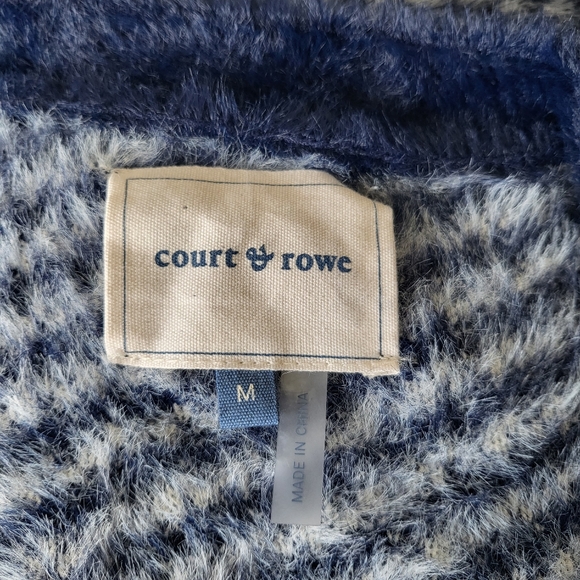 Court & Rowe soft fuzzy eyelash knit cardigan C25 - Picture 4 of 9